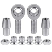 Rod Ends Heim Joints 2pcs Rod Ends &amp; Rod End Heim Fitting Kit For Steering Joints Chromoly Joints Rod End 28100 Lbs Load For Hot