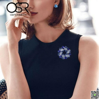 OSR奧思卡爾連身裙外套胸針歐美春夏胸花別針女士時尚流行配飾 都市時尚