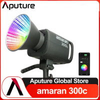 Aputure Amaran 300c 150c RGB Full-color Video Light 2500-7500K LED COB Bowens Mounts Photography Lighting Sidus Link App Control