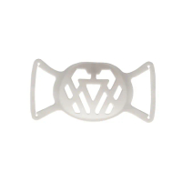 【PEKO】口罩神器兒童專用食品級矽膠安全3D立體防悶透氣口罩支架4入組(白)