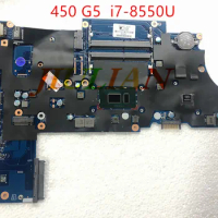 Mainboards L00825-001 DA0X8CMB6E0 For HP ProBook 450 G5 With CPU i7-8550U L00825-601 Laptop Motherboards Tested Function