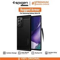 Case Samsung Galaxy Note 20 Ultra Spigen Rugged Armor Carbon Softcase Casing Note 20 Ultra