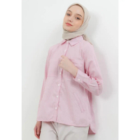 MFMW Aster Atasan Kemeja Pink