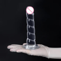 Crystal Jelly Dildo Realistic Dildos For Women Masturbation Dildo With Suction Cup Dildo Pussy Anal Plug Lesbian Adult Sex Toys