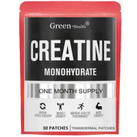 Creatine Monohydrate Transdermal Patches for Muscle Growth, Increased Strength, Enhanced Energy Outp