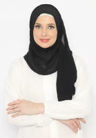 duapola duapola Hijab Zafron Plisket Padi Pashmina