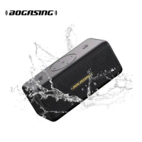 BOGASING M5 Portable Bluetooth Speaker With 360°Stereo Sound 40W 30H Playtime IPX7 Waterproof Wireless Bluetooth 5.3 USB Speaker