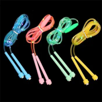 Fun Fitness LED Jump Ropes Luminous Enhance Flexibility Light Up Jump Ropes Coordination Colorful Glowing Skipping Rope