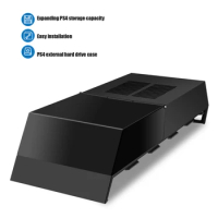 External Hard Drive Adapter Box Durable Heat Resistant 3.5in 2TB Hard Disk Case Enclosure Compatible For PS4 Game Machine