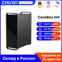 CHUWI CoreBox Gaming PC Computer Intel Core i5-13500H 16GB LPDDR5 512GB SSD Intel UHD Graphics 8K Decoding WIFI 6 Windows 11