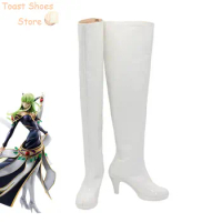 Anime Code Geass Queen CC Cosplay Shoes Halloween Carnival Boots PU Shoes Cosplay Prop Costume Prop