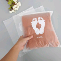 [Isi 100pcs] sablon plastik Ziplock costum zipper pouch bag 24x35 kaos kemeja