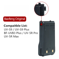 Baofeng UV-S9 Plus Battery Compatible With UV-5R Pro BF-UVB3 Plus Baofeng Walkie Talkie UVS9 Two Way Radio Li-ion