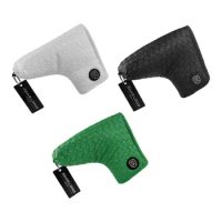 Golf Putter Head Cover PU Leather Plush Inner Lining Protection Guard Wrap Golf Club Cover Golf Club Headcover for Most Putter