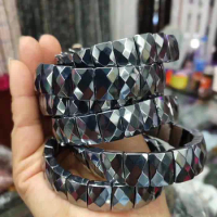 Natural Terahertz beads bracelet natural energy stone bracelet DIY jewelry bracelet for man for woman wholesale !