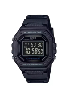 Casio Casio Jam Tangan Pria - Black - Resin - W-218H-1BVDF
