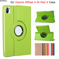 360 Degree Tablet Cover for Xiaomi MiPad 4 Mi Pad 4 Case Rotation Smart Flip Stand PU Case for Xiaomi MiPad 4 360 Stand Case 8''