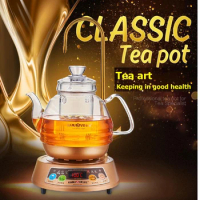 KAMJOVE-TP-700D Electric Tea Kettle Machine, Automatic, Add Water, Electric Teapot, Boiling Tea Glass Pot