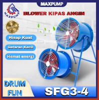 MAXPUMP SFG3-4 Blower Angin Exhaust Fan 14inch Fan Aksial Kipas Angin Aliran Aksial blower  penyedot