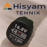 BATERAI MESIN BOR CORDLESS 16.8VOLT LI-ION BATRE 16.8V LI-ION AST MUKETE JLD HILDA XENNON 1 batre