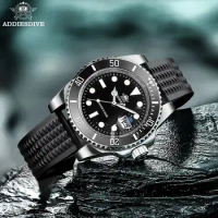Addies Dive Diver Watch European and American Business Leisure 200M C3 Super Luminous Sport Luxury Reloj Hombre Men Quartz Watch