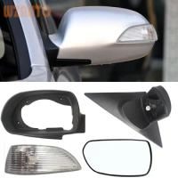 Auto Rearview Side Mirror Accesorios Up Cover Shell/Housing Cover Turn Signal Lamp For Hyundai Elantra 2011 2012