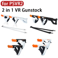 for Psvr2 Controller Magnetic Gunstock Sports Shooting Adjustable Rifle Gun with Shoulder Straps for Playstation Vr2 Accessories
