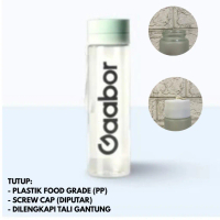Gaabor Tumbler Kaca Botol Minum