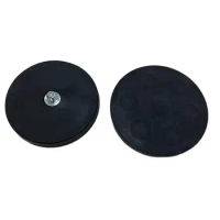 D43mm-D135mm 1/4-20*6.5mm Bolt Magnetic Base 43mm Coated Neodymium Pot Magnets Suction Cup Camera Rubber Coated Magnet