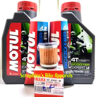 PAKET G OLI XMAX MOTUL SCOOTER EXPERT+OLI GEAR+FILTER OLI
