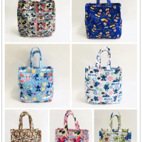 Disney Stitch Mickey Chip Dale L5521 Fashion Anime Lunch Bags Cartoon Picnic Bag Food Box Tote Storage Handbag Girl Kid Gift