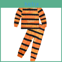 Dog Man Petey The Cat Childrens Cartoon Cotton Blend Pajama Set For Kids