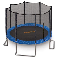 custom printed outdoor Trampoline for Kids /8FT Trampoline with protective Net Enclosure