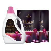 《台塑生醫》BioLead經典香氛洗衣精 紅粉佳人 2瓶+4包-2瓶+4包