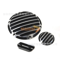 ฝาครอบด้านเครื่องยนต์แบบดัดแปลงสำหรับ Harley XL883/XL1200/X48 ชุด 3 ชิ้น (คลัตช์)