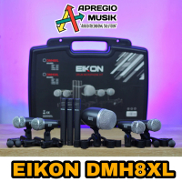 PROEL EIKON DMH8XL Microphone Mic Drum Set 8 Piece with Hardcase