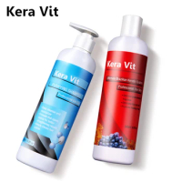 500ml Keravit Brazilian Professional Straightening Keratin Straight Hair Treatment+Purifying Shampoo Hair Care Set