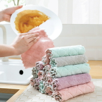 洗碗毛巾抹布家務清潔擦地不掉毛沾油吸水擦手巾玻璃家用廚房用品