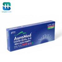 CODSimple Health ชุดตรวจโควิด ชุดตรวจไข้หวัดใหญ่ ตรวจได้ 6 in1 AuraMed ใช้งานง่าย แม่นยำTikTok