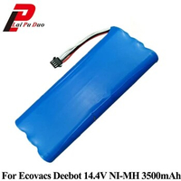 14.4V 3.5Ah Vacuum Cleaner Battery Rechargeable Battery for Ecovacs Deebot D523 D540 Deebot D550 D560 D570 D580 LP43SC1800P12