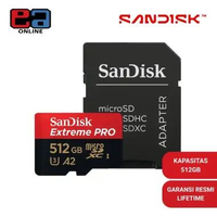 Sandisk Extreme Pro Micro SDXC A2 U3 4K 200MBps - 512GB