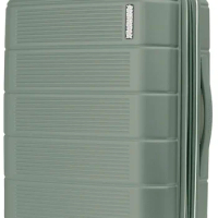 American Tourister Stratum 2.0 Expandable Hardside Luggage with Spinner Wheels, Jade Green, 20-Inch Carry-On Rolling Luggage