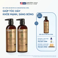 Dầu Gội Pura D'or Biotin X2 Concentrated Giúp Tóc Dày, Khỏe Mạnh và Sáng Bóng Hơn 473ml