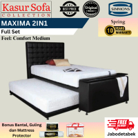 Full Set Simmons Maxima 2in1 Kasur/Matrass/Mattress/Springbed Anak Susun/Tingkat 2 in 1 Sorong (Comf
