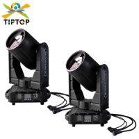 Freeshipping 2 Pack 17R Beam 350W Outdoor Moving Head Light Waterproof Stage Light DMX Control Electrical Focus 3PIN DMX Plug