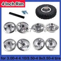 4 Inch Wheel Rim 4.10/3.50-4 4.10-4 3.00-4 9x3.50-4 Sets Mobility Freewheel Scooter Electric ATV Tire