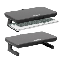 【SUNORO】桌上型電腦螢幕增高架 折疊增高架立架(顯示器增高架/鍵盤收納架/筆電支架)