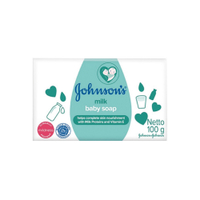 嬌生 Johnson's嬰兒香皂-原味滋潤/花朵馨香/牛奶滋養 (100g/個)【杏一】