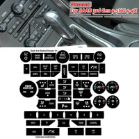 New Button Repair Sticker Button Sticker Repair Black Climate Control For SAAB 3rd Generation For SAAB Gen 3 9-5NG 9-4X