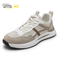Camel Active Brand New Summer Mesh (Air mesh) Breathable Lightweight Lace-up Fashion Men Casual Shoes DQ120056